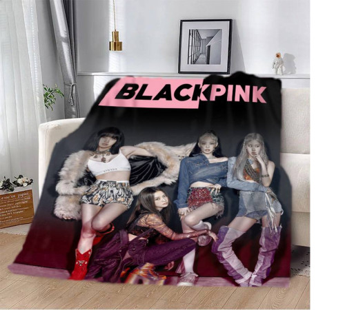 Плюшевий 3D-плед Black Pink 13156, 160х200 см
