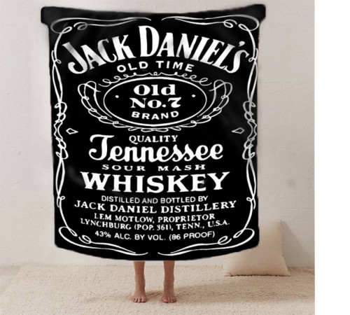 Плюшевий 3D-плед Елітний Jack Daniel's 12586, 160х200 см