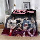 Плюшевий 3D-плед Black Pink 13157, 135х160 см