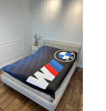Плюшевий 3D-плед BMW 11866, 160х200 см
