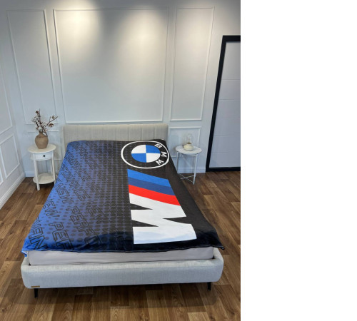 Плюшевий 3D-плед BMW 11866, 160х200 см