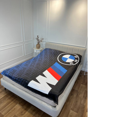 Плюшевий 3D-плед BMW 11867, 135х160 см