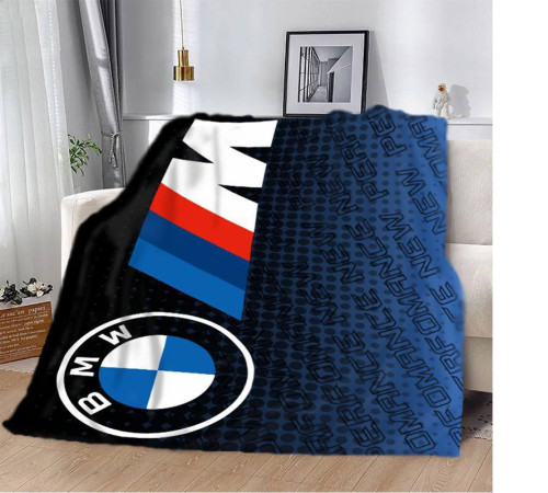 Плюшевий 3D-плед BMW 11867, 135х160 см