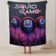 Плюшевий 3D-плед Гра в кальмара Squid Game 12297, 160х200 см