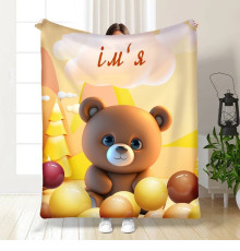 Іменний 3D-плед Teddy Bear 15732, 160х200 см