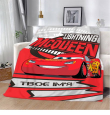 Іменний 3D-плед Блискавка Маквін 13049, 160х200 см