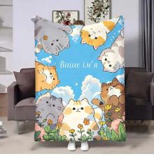 Іменний 3D-плед Котики 31224, 160х200 см