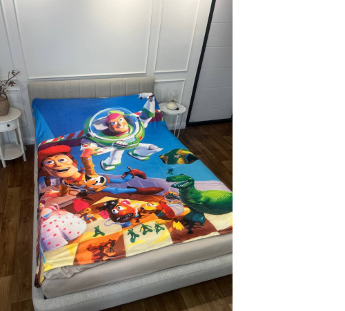 Плюшевий 3D-плед Історія іграшок 13004, 160х200 см