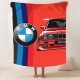 Плюшевий 3D-плед BMW Машина мрії 12435, 160х200 см