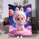 Плюшевий 3D-плед Лабубу №10 31269, 160х200 см