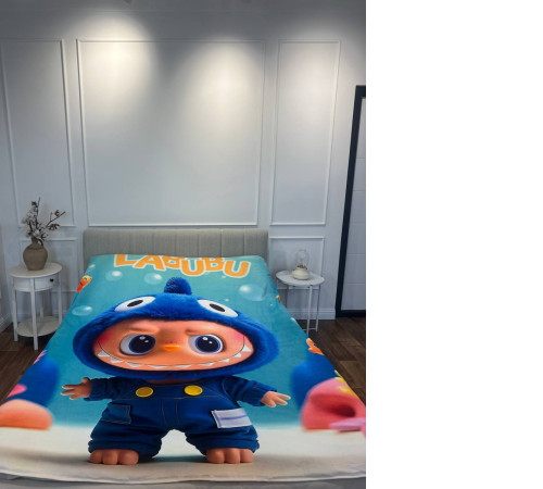 Плюшевий 3D-плед Лабубу №12 31275, 160х200 см
