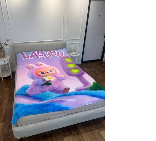 Плюшевий 3D-плед Лабубу №4 31250, 135х160 см