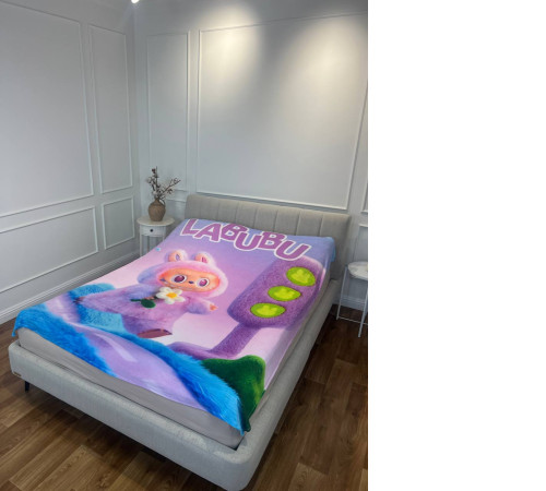 Плюшевий 3D-плед Лабубу №4 31251, 160х200 см