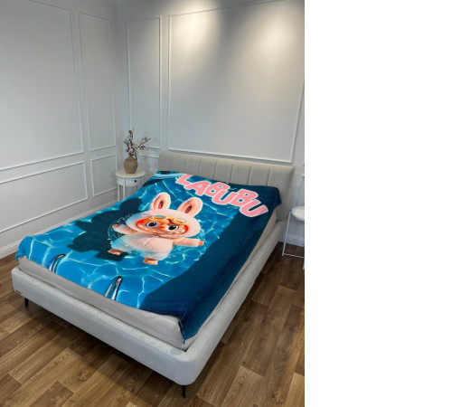 Плюшевий 3D-плед Лабубу №7 31260, 160х200 см