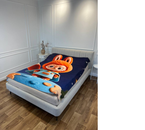 Плюшевий 3D-плед Лабубу №9 31266, 160х200 см