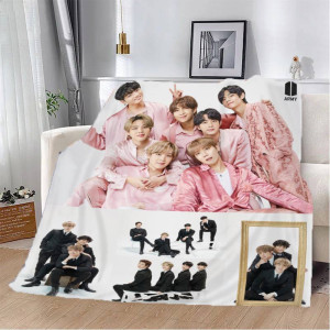 Плюшевий 3D-плед BTS №3 13292, 160х200 см