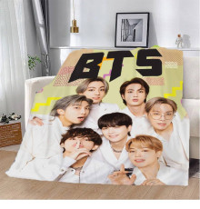 Плюшевий 3D-плед BTS №4 13295, 160х200 см