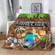 Плюшевий 3D-плед Cвіт Minecraft 12262, 135х160 см