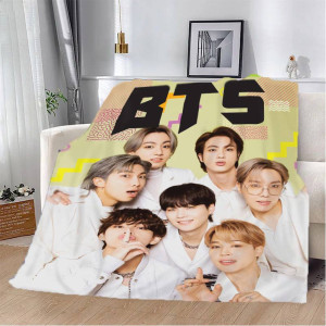 Плюшевий 3D-плед BTS №4 13296, 135х160 см