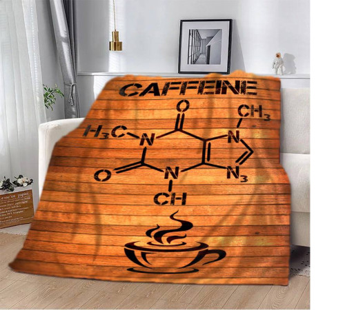 Плюшевий 3D-плед Coffeine 12947, 160х200 см