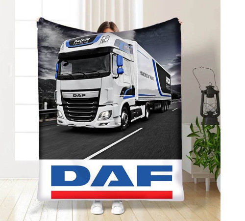 Плюшевий 3D-плед DAF 16458, 135х160 см