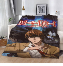 Плюшевий 3D-плед Death Note Зошит смерті 12303, 160х200 см