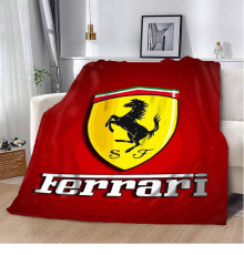 Плюшевий 3D-плед Ferrari 12646, 160х200 см