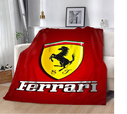 Плюшевий 3D-плед Ferrari 12646, 160х200 см