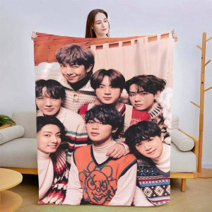 Новорічний 3D-плед Зимовий BTS №2 15381, 160х200 см