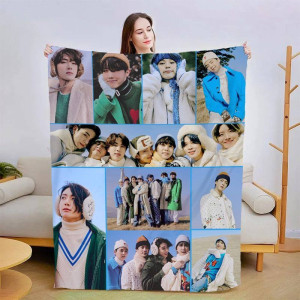 Новорічний 3D-плед Зимовий BTS №3 15385, 135х160 см