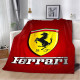 Плюшевий 3D-плед Ferrari 12647, 135х160 см