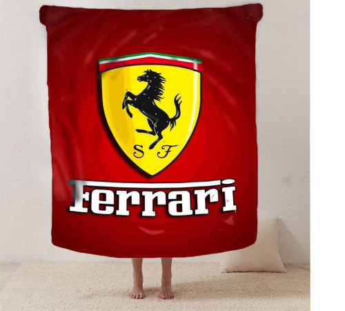 Плюшевий 3D-плед Ferrari 12647, 135х160 см