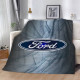 Плюшевий 3D-плед Ford 12602, 135х160 см