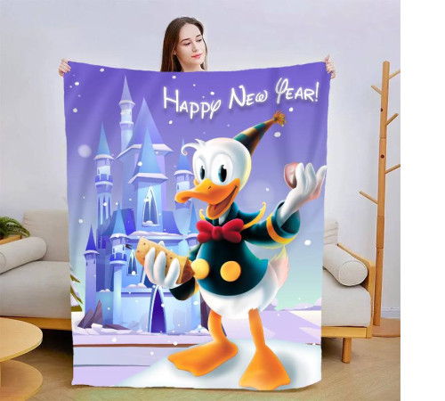 Новорічний 3D-плед Новий рік з Дональдом Даком 13534, 160х200 см