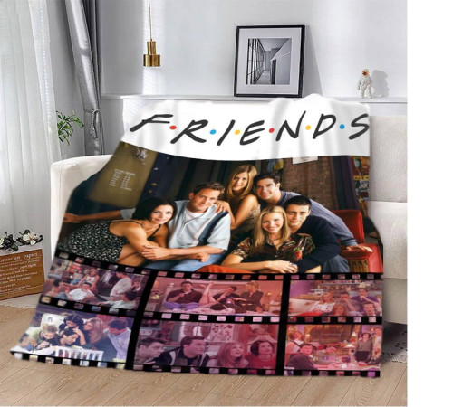 Плюшевий 3D-плед Friends №2 12291, 160х200 см