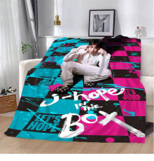 Плюшевий 3D-плед J hopе BTS 13298, 160х200 см
