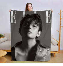 Плюшевий 3D-плед Kim Taehyung BTS №2 13368, 160х200 см