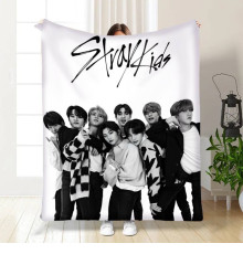 Плюшевий 3D-плед Stray Kids №3 15788, 135х160 см
