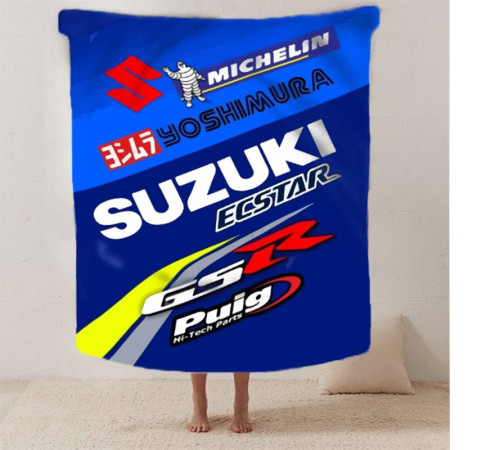 Плюшевий 3D-плед Suzuki 12632, 135х160 см