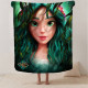 Плюшевий 3D-плед Лісова Мавка 13017, 135х160 см