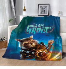Плюшевий 3D-плед Марвел I am Groot 10601, 135х160 см