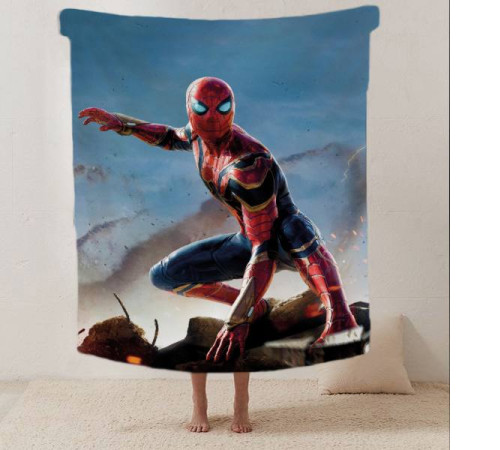 Плюшевий 3D-плед Людина павук Marvel 12277, 135х160 см