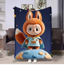 Плюшевий 3D-плед Лабубу №9 31267, 180х215 см